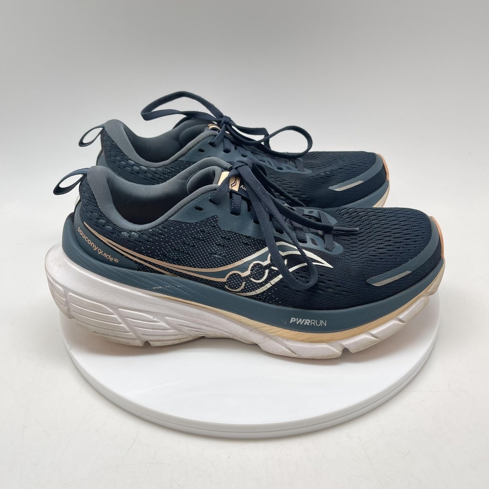Saucony‎ Guide 18 Shoes Womens Size 7.5 Blue Running Sneakers S10998-162